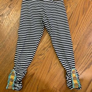 Matilda Jane Striped Leggings size 4